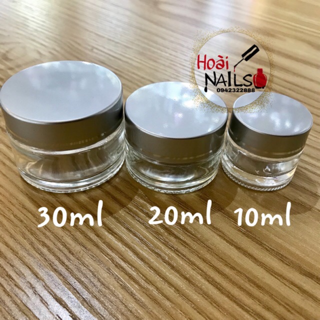 Hũ thuỷ tinh đựng lưu huỳnh - Phụ kiện Nail Giá Rẻ