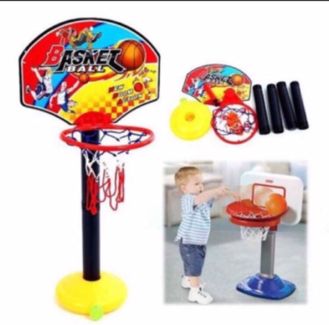 Đồ chơi bóng rổ cho bé - Tuỳ chỉnh chiều cao giúp bé phát triển toàn diện