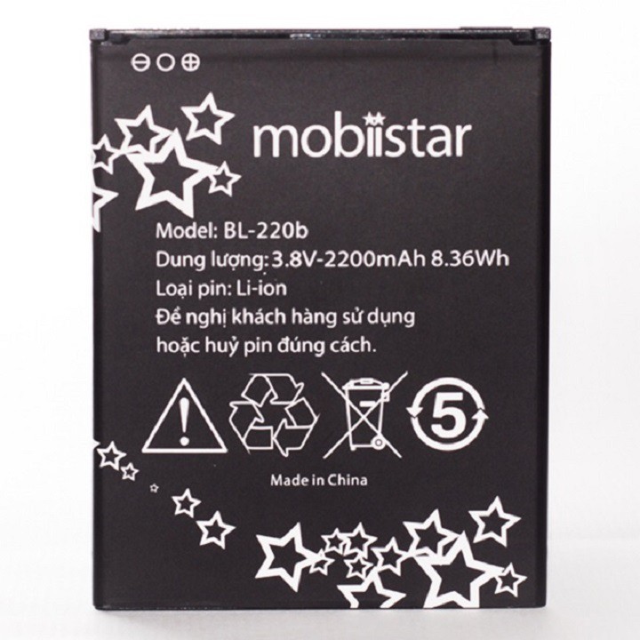 PIN MOBIISTAR TOUCH BEAN 402M, 402C BL-120C ZIN HÃNG