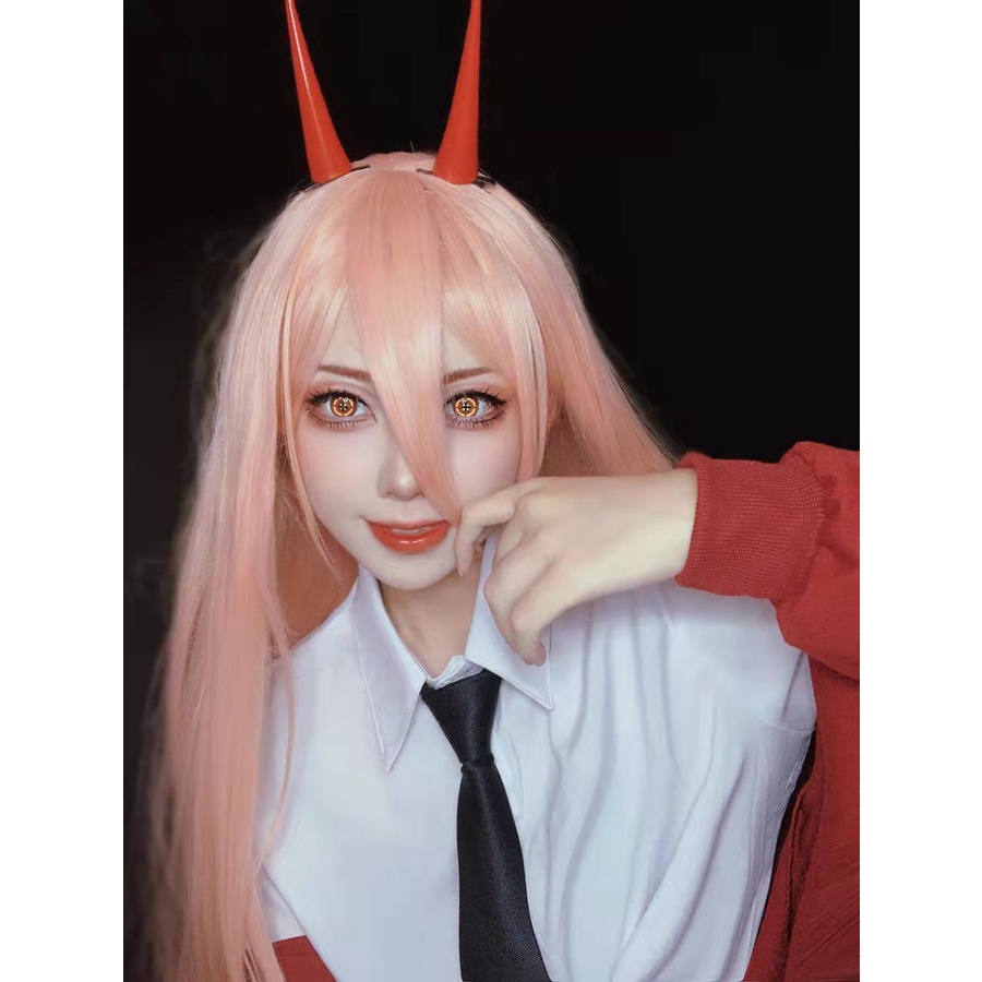 Tóc Giả Sợi Tổng Hợp Dùng Hóa Trang Nhân Vật Misscoo Chainsaw Makima/Denji/Quanxi/Power/Hayaka/Higashiyama Kobeni