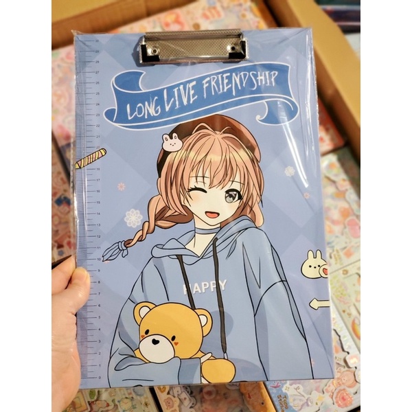 Kẹp Lưu Giữ Tài Liệu Trình Ký Khổ A4 Nhiều Mẫu Cute