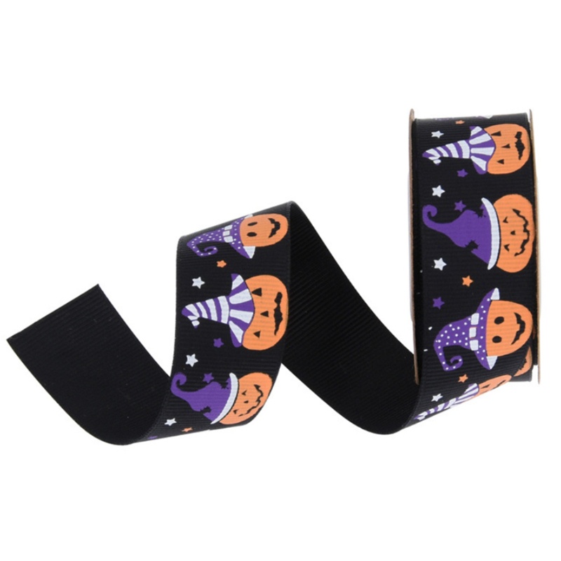 9 Cuộn Ruy Băng 10 15 25mm Tự Trang Trí Tiệc Halloween