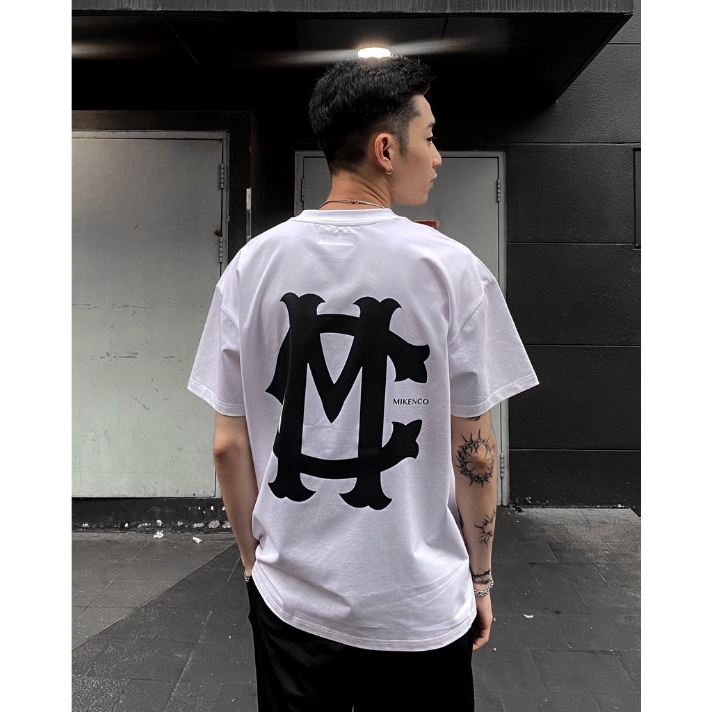 [FREESHIP ĐƠN TỪ 50K] Áo Thun Nam Nữ MC chữ lồng Streetwear Áo Phông Nam Form Rộng Basic Cotton Oversize