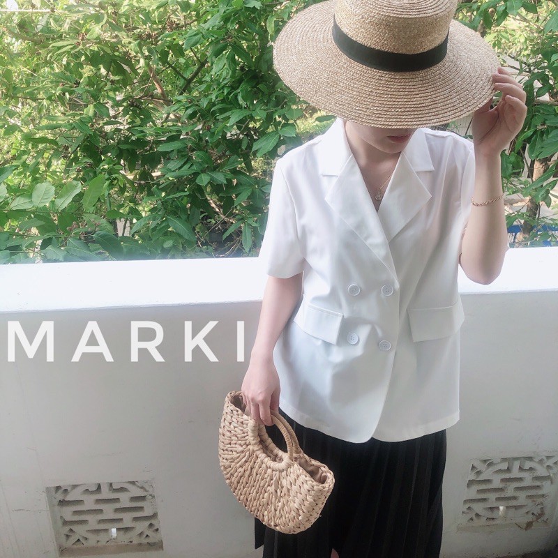 ÁO BLAZER NỮ CỘC TAY BASIC 7 MÀU