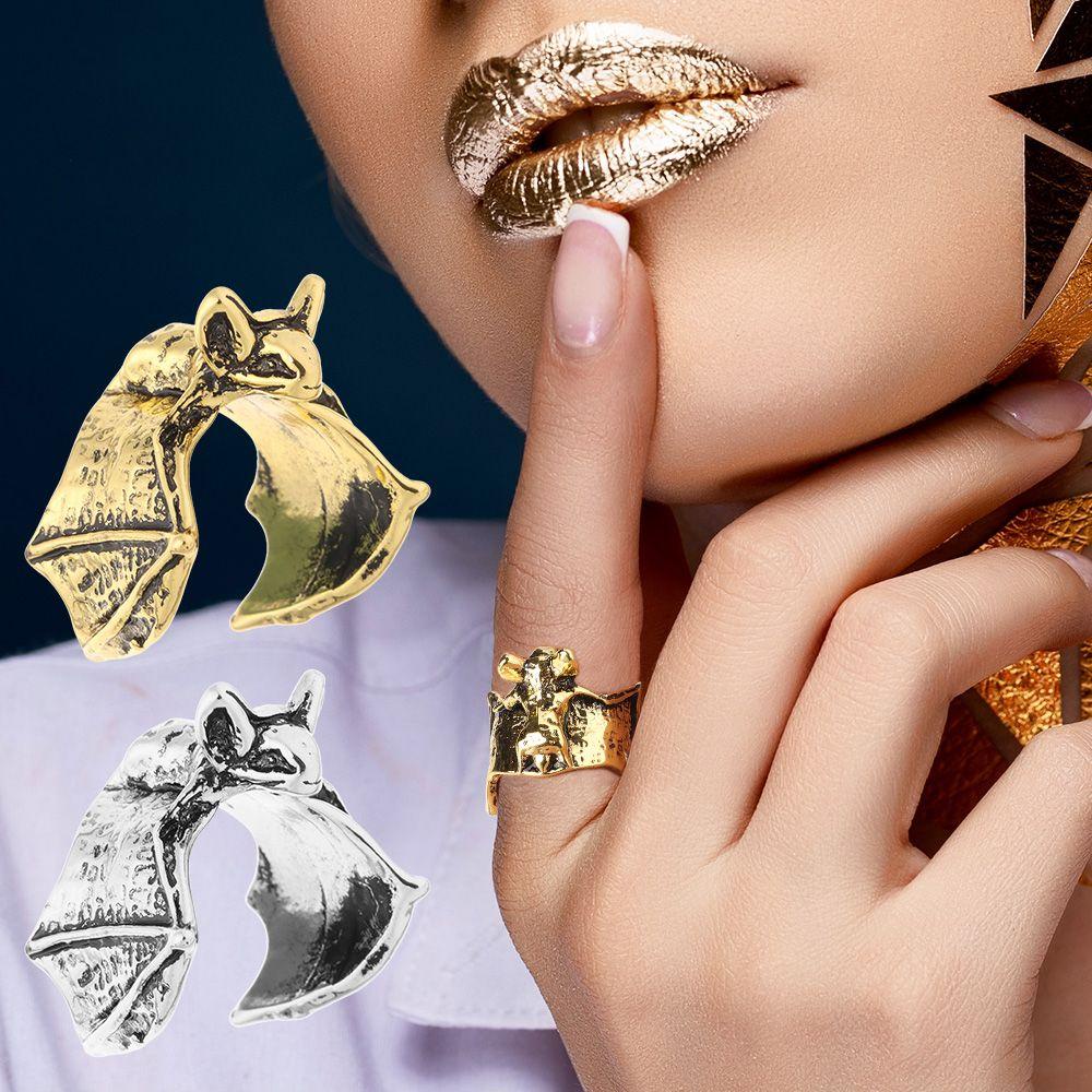 JUNE Nhẫn Hình Dơi Thiết Kế Mới Cao Cấp Thời Trang