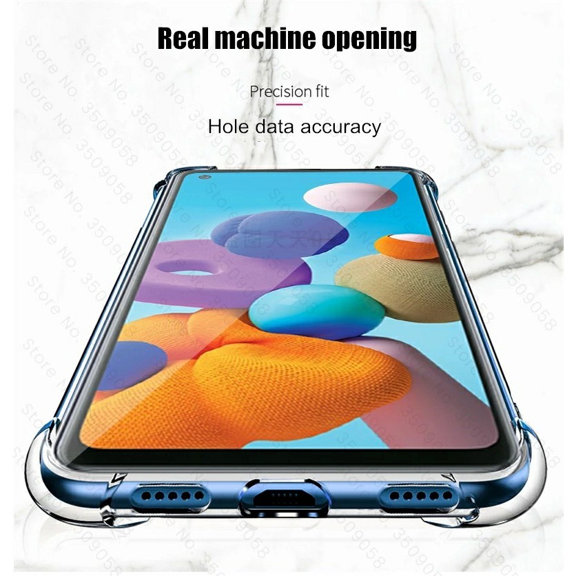 Ốp lưng Samsung A21s dẻo trong suốt chống sốc lồi 4 góc lâu ố vàng ôm khít máy