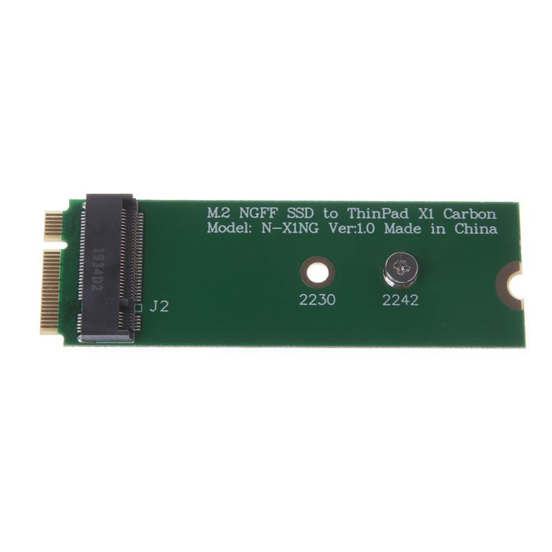 H.S.V✺M.2 NGFF SSD to for Le-novo ThinkPad X1 Carbon 20+6pin SSD Adapter Board Card