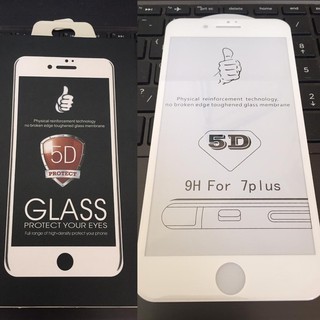 Miếng dán cường lực FULL màn hình 5D cho IPHONE 7,7PLUS