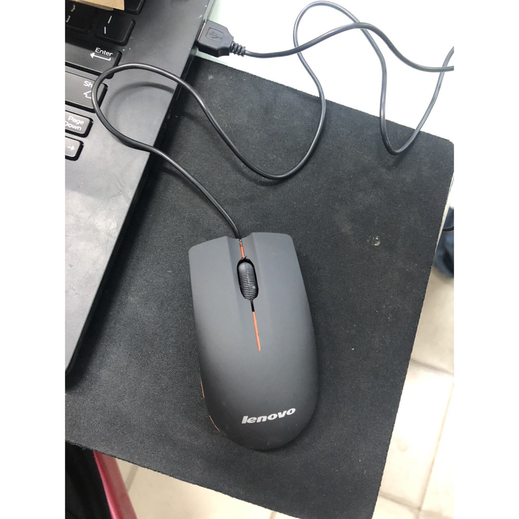 Chuột dây Lenovo M20 nhỏ gọn cực êm và nhạy mouse click- Full Box, Bảo Hành 6 Tháng