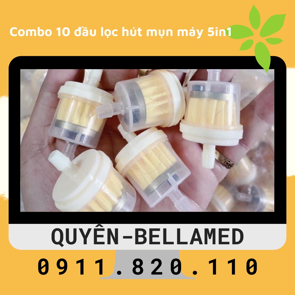 Combo 10 Đầu lọc hút mụn máy 5in1