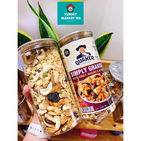Granola ăn kiêng chuẩn 3 vị siêu ngon - Tiệm ăn vặt Yummy nhập khẩu