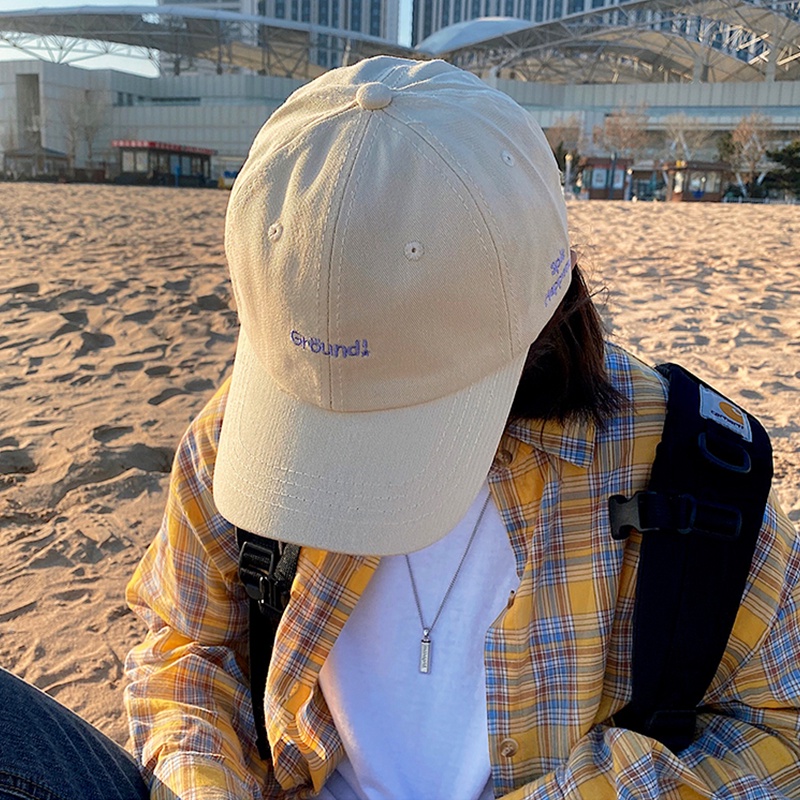 Mũ lưỡi trai nam nữ unisex nón kết nỉ gân cotton dày mịn bucket phong cách ulzzang phớt GROUND thời trang hàn quốc
