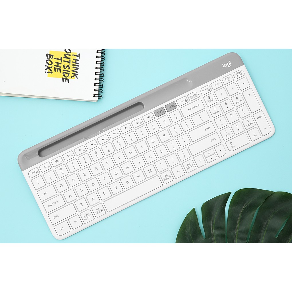 Bàn Phím Bluetooth Logitech K580 Slim Multi Device - Bàn Phím Không Dây Chính Hãng Bảo Hành 1 Năm