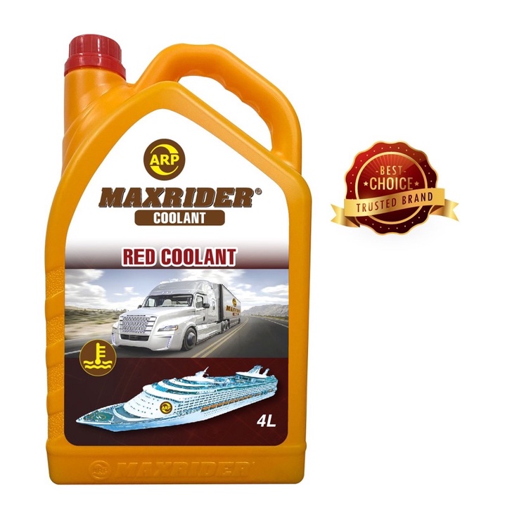 💯NƯỚC LÀM MÁT ĐỘNG CƠ PHỔ THÔNG - MAXRIDER COOLANT - MÀU ĐỎ