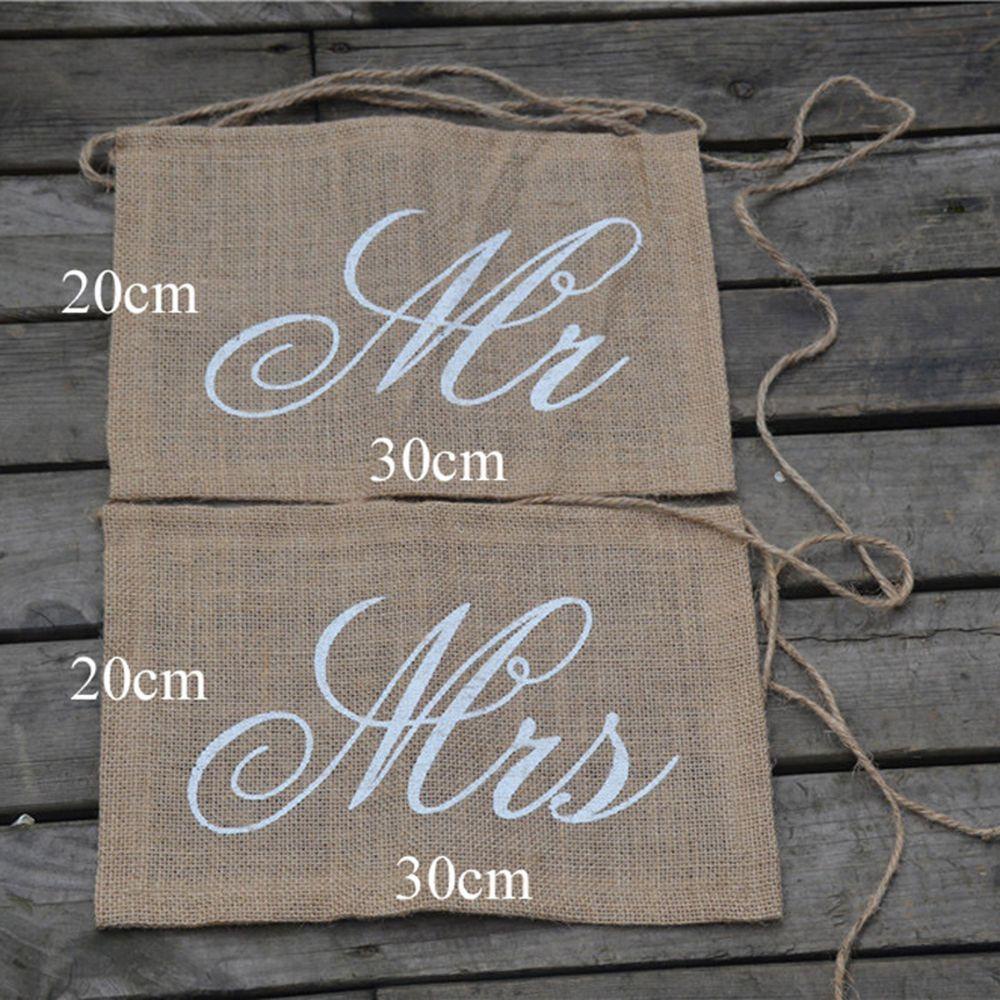 Băng Rôn Trang Trí Ghế Ngồi Cô Dâu Chú Rể Mr Và Mrs