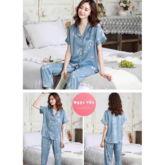 Pyjama lụa Quảng Châu cao cấp | BigBuy360 - bigbuy360.vn