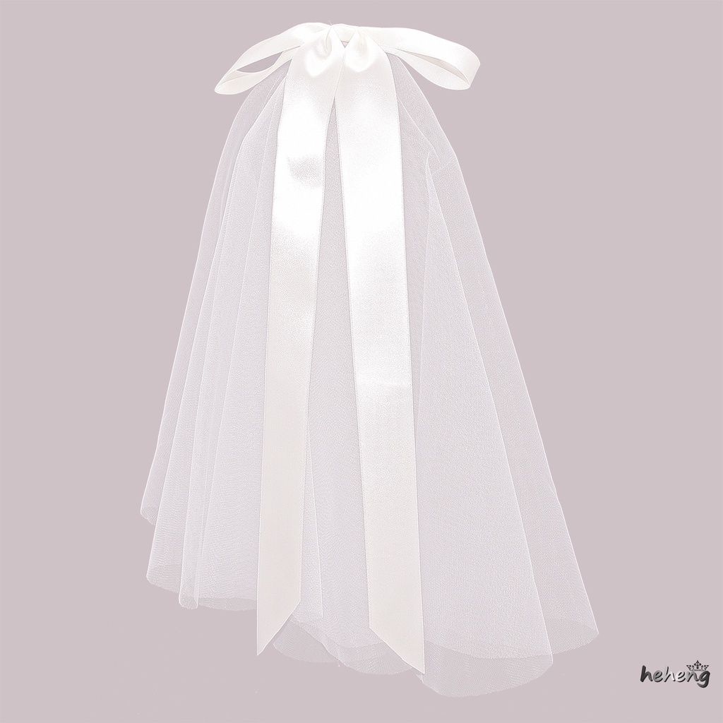 Mạng Che Mặt Đính Nơ Tua Rua Phụ Kiện Chụp Ảnh Đám Cưới / Trang Điểm Studio Mới