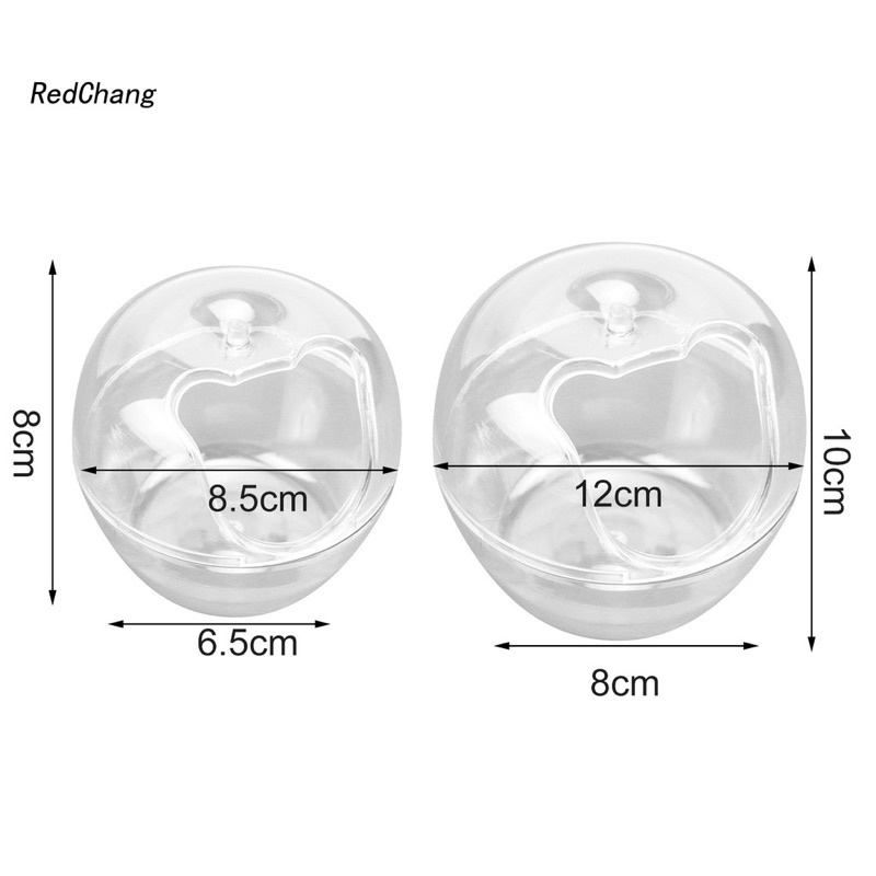 Nhà Bồn Tắm Mica Trong Suốt cho Hamster | Thú Nhỏ [2 Sizes]