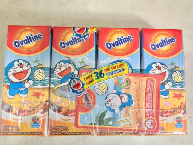 Sữa lúa mạch Ovaltine Vị Sô cô la (180ml x48 hộp)