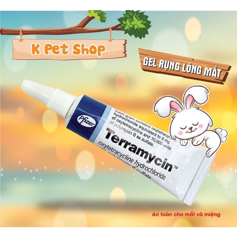 Kem Bôi Mắt Rụng Lông Thỏ Bọ  FREE SHIP  Mắt Viêm Da Vùng Mắt Thỏ,Bọ,Sóc,Chinchilla,Hamter