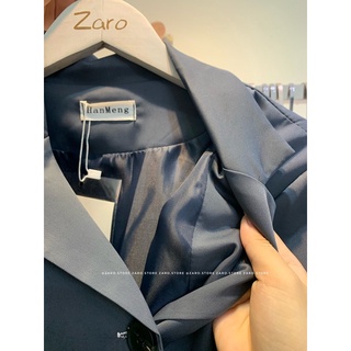 Áo blazer ghi