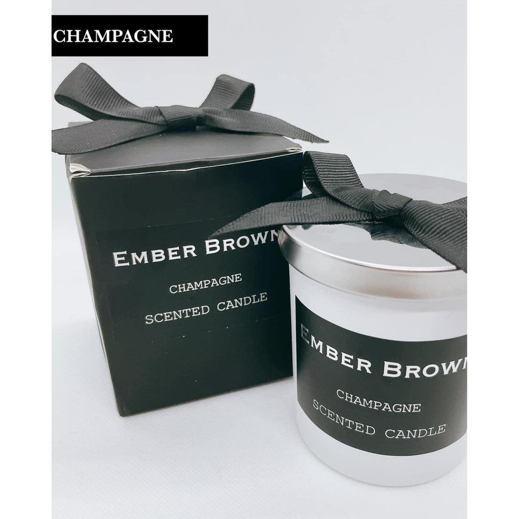 Nến Thơm Cao Cấp EMBER BROWN Mùi Hương Nước Hoa Sang Trọng [Có Sẵn - Full Box]