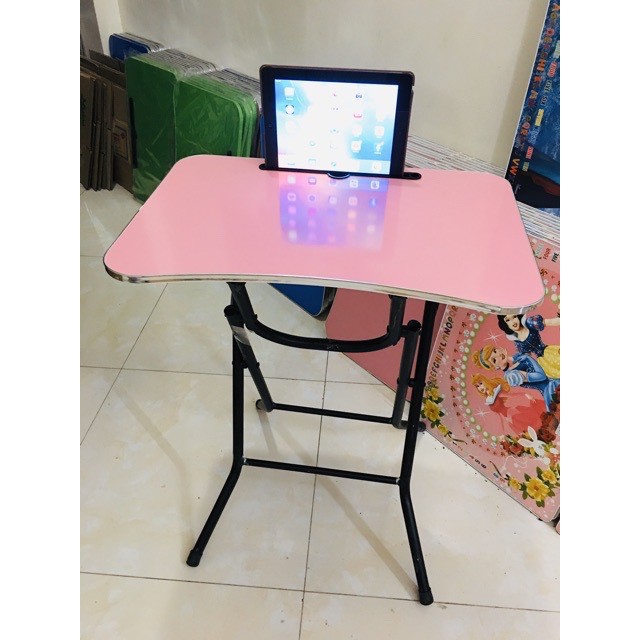 Bàn gấp chân cao 75cm có khe cắm ipad 💖FREE SHIP💖