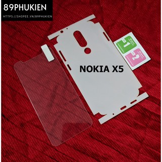 Bộ PPF full viền kính cường lực 2.5D Nokia 5.1 Plus (Nokia X5)