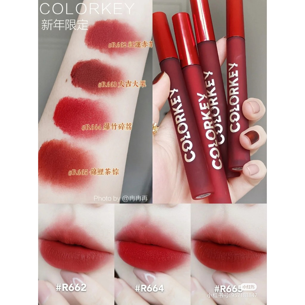 [sale] Son kem lì COLORKEY mềm mượt dưỡng ẩm môi | BigBuy360 - bigbuy360.vn