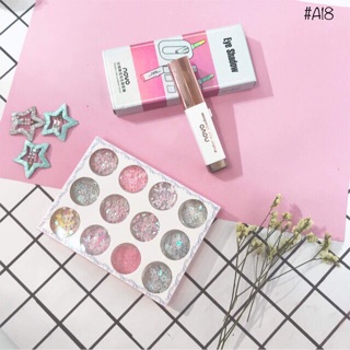 Set nhũ mắt Glitter và nhũ mắt stila
