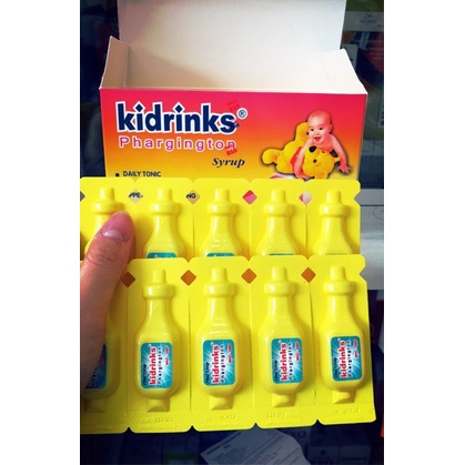 Siro Kidrinks Phargington Syrup Nic bổ sung vitamin, các chất cần thiết cho trẻ