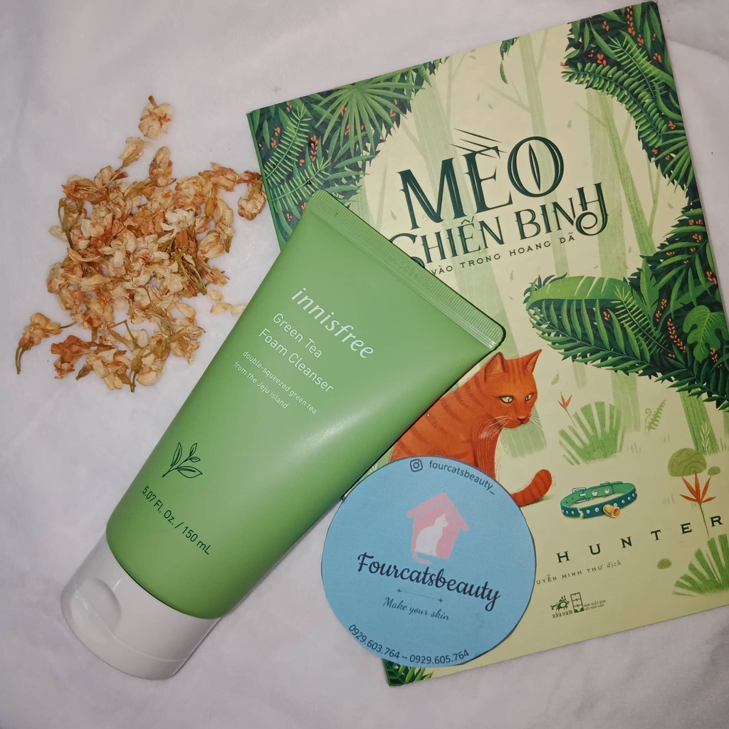 Sữa Rửa Mặt Trà Xanh Innisfree Green Tea Cleansing Foam 150ml