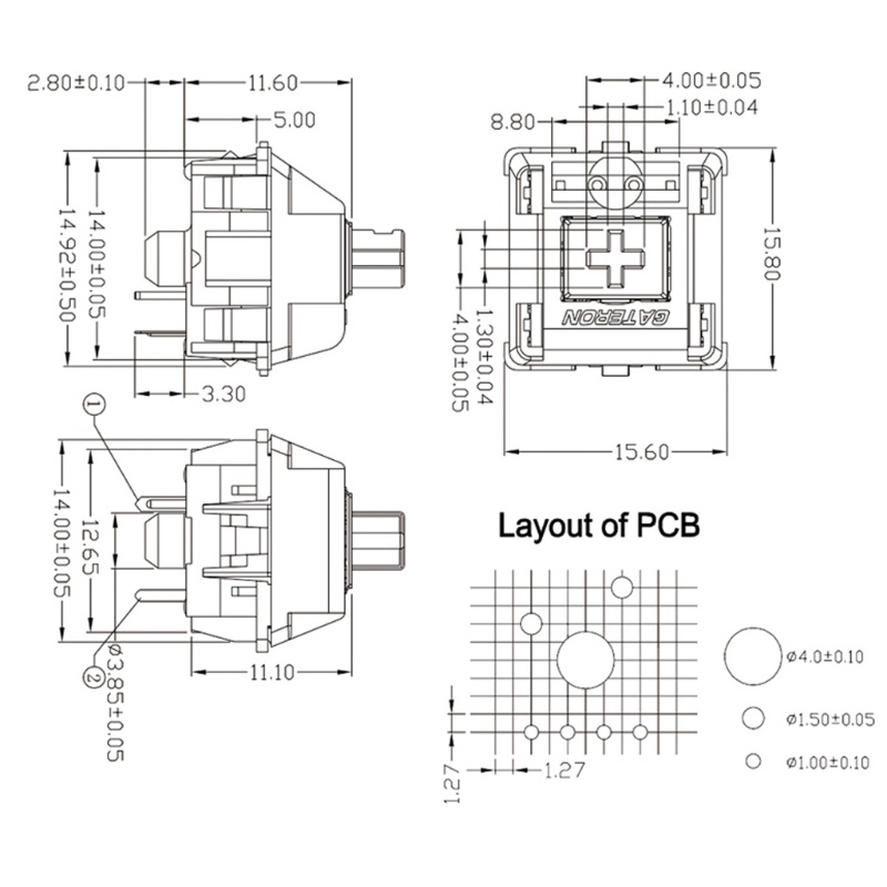 Bàn Phím Cơ SK61 SK64 Xanh Dương Đỏ Nâu Đen Chất Lượng Cao