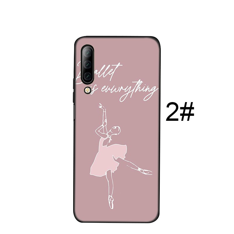 Ốp lưng điện thoại bằng Silicone mềm dành cho Huawei Honor 10 9 8 8C 8X 8A 7X Note 10 Lite MD93 hình cô gái múa Ballet