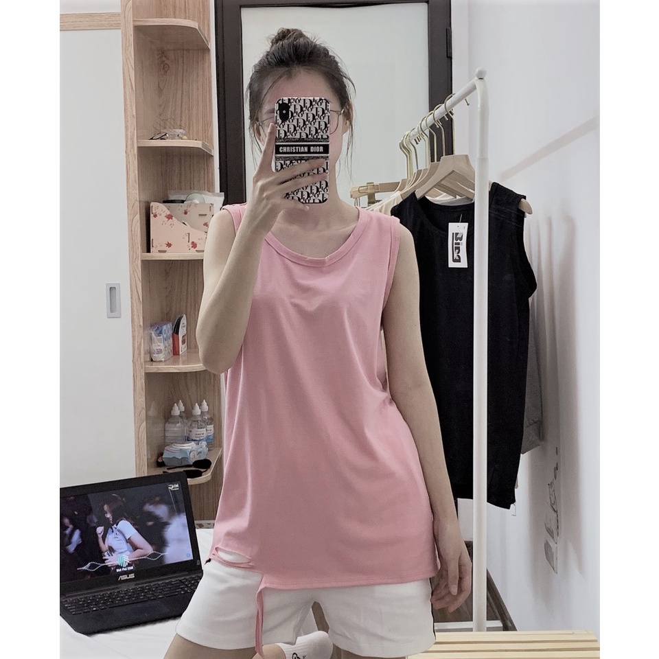 Áo tanktop nam nữ Unisex form rộng Bingshop
