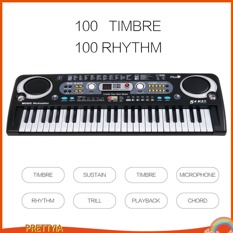 Đàn Organ Điện Tử 54 Phím 10 Demos