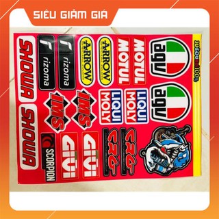 Logo combo dán trang trí xe máy,điện thoại,laptop .....