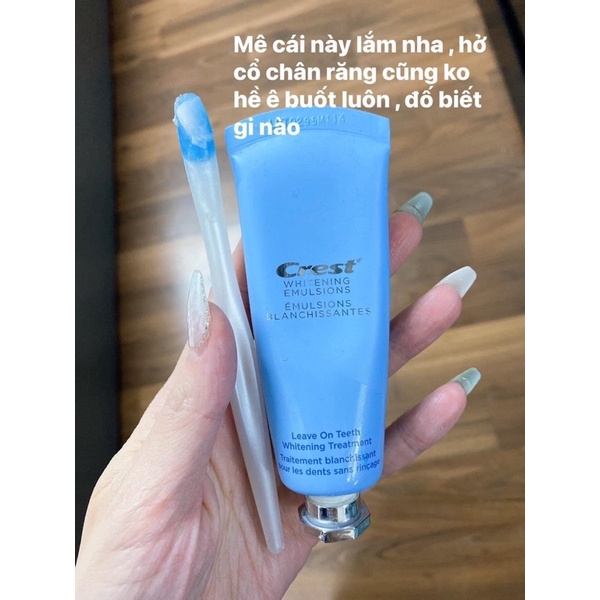 GEL TRẮNG RĂNG CREST KHÔNG Ê BUỐT
