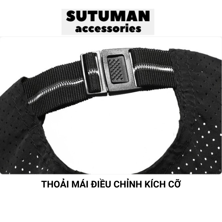 [GIAO HỎA TỐC] Nón lưỡi trai nhẹ mát thoáng khí chống nắng hiệu quả thương hiệu SUTUMANsilver