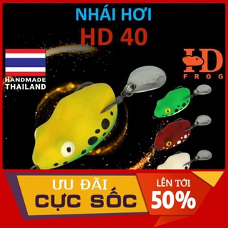Nhái hơi hd40 thái lan - mòi giả câu lure cá lóc đồ câu cha già vlogs