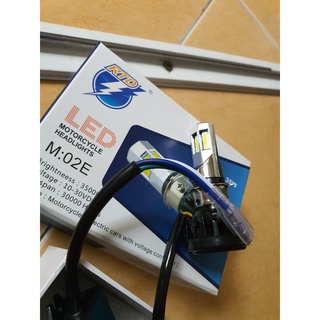 Đèn pha 6 tim led đuôi h4, p15d, ba20d, ánh sáng trắng dc12v