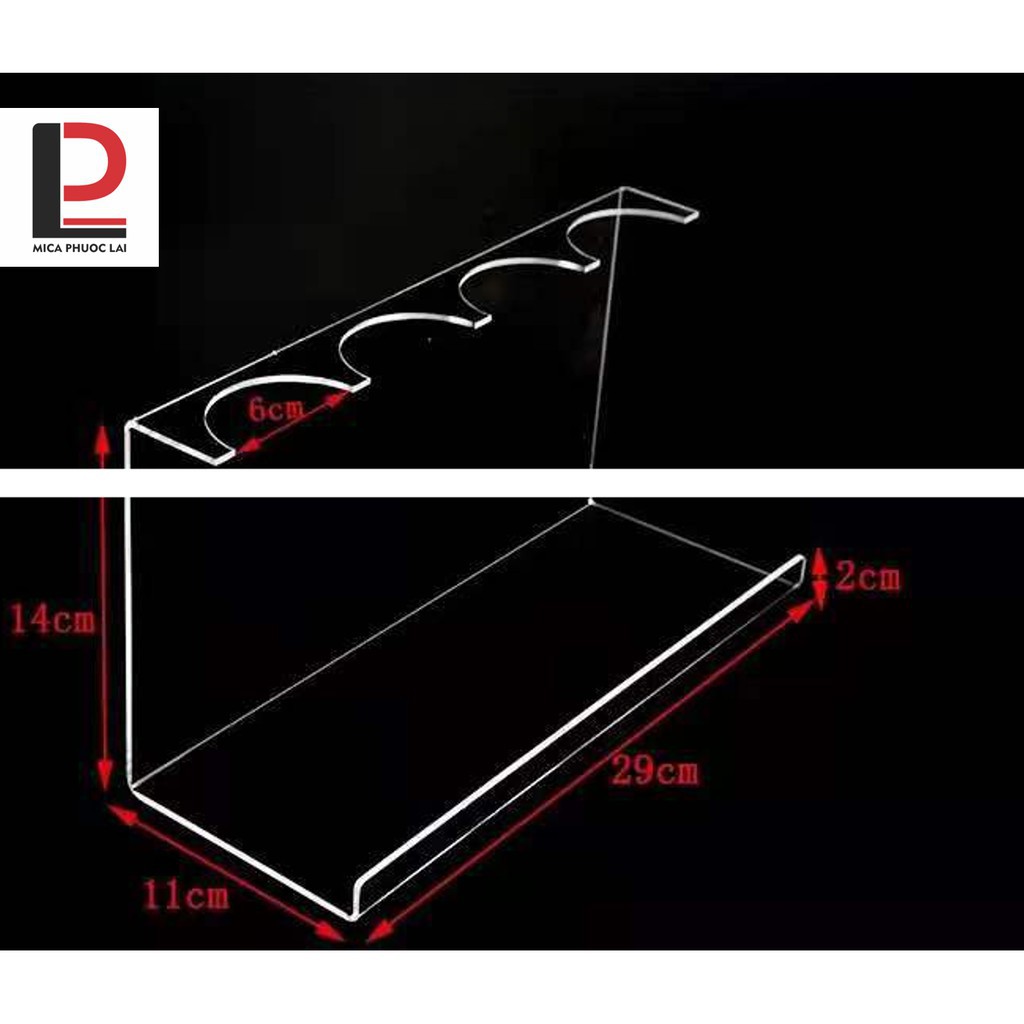 Kệ mica trưng bày ô/ dù