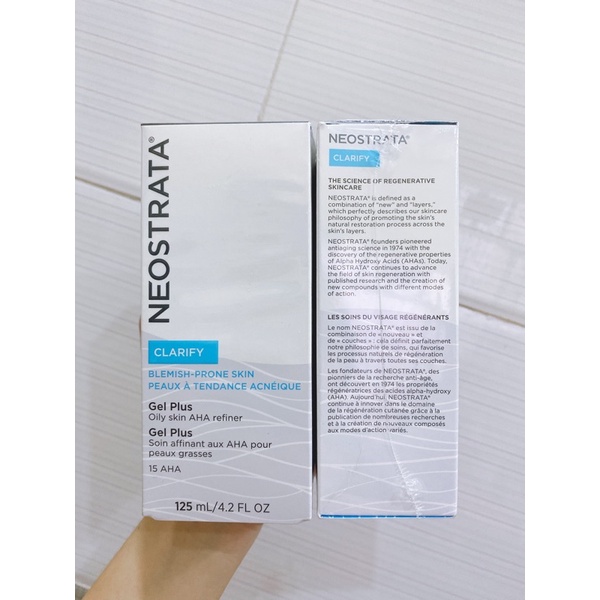 [Aha 15%] Tẩy da chết Neostrata clarify Gel Plus AHA 125ml