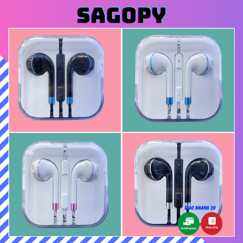 Tai nghe có dây nhét tai M2 Pro giắc 3,5mm, tai phone in ear dùng được iphone 6/6s/6Plus, Samsung oppo xiaomi android