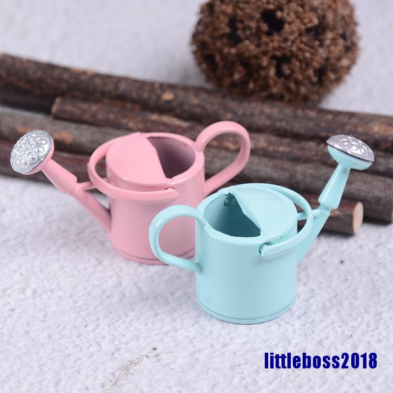 Bình Nước Tưới Cây Mini Bằng Kim Loại Cho Nhà Búp Bê 2018 1 / 12