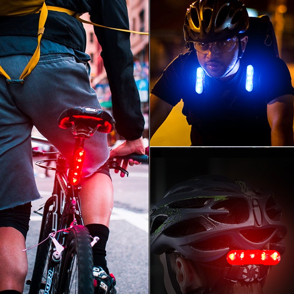 Đèn LED COB Siêu Sáng Chống Thấm Nước Có Thể Điều Chỉnh Bốn Mức Độ Gắn Đuôi Xe Đạp