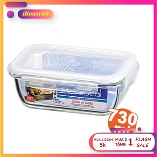 Hộp thủy tinh chịu nhiệt lock&lock llg430 730ml