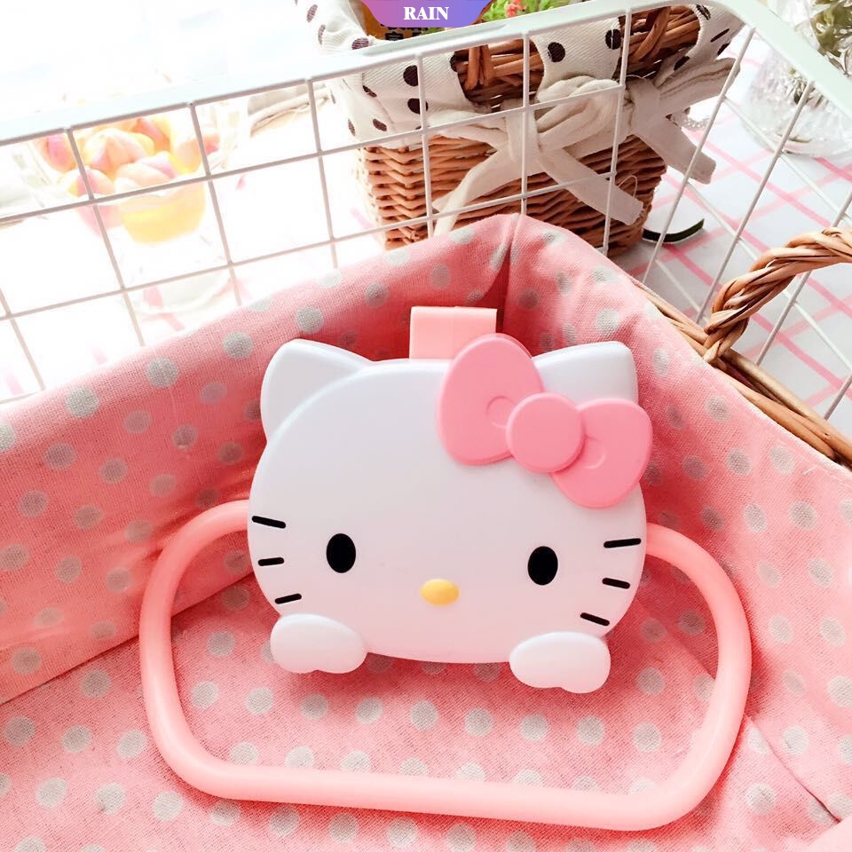 SANRIO Móc Treo Khăn Tắm/ Đồ Dùng Nhà Bếp/ Nhà Tắm In Hoạt Hình Hello Kitty Độc Đáo Tiện Dụng
