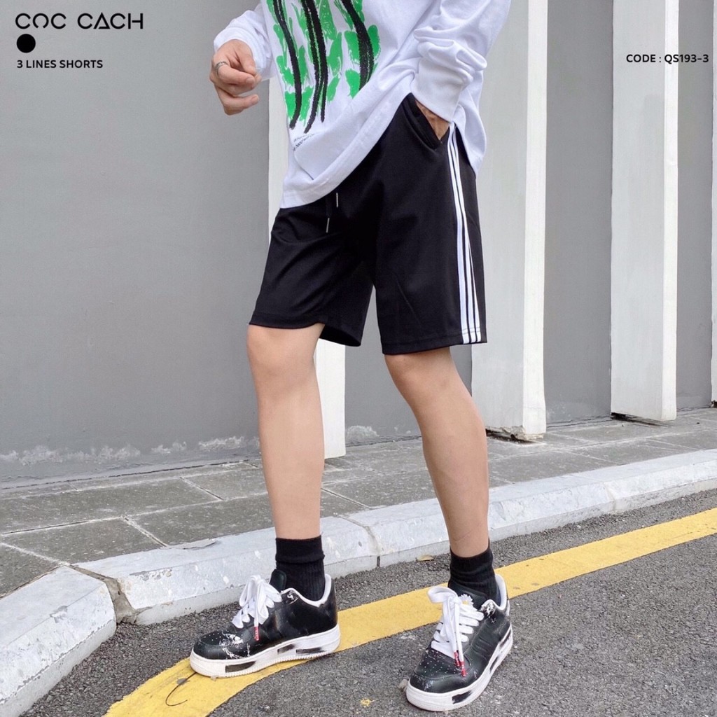 Quần đùi nam nữ 3 Sọc dáng unisex nam nữ Hàng Loại 1 chất dày mịn, quần short đùi thể thao mùa hè năng động