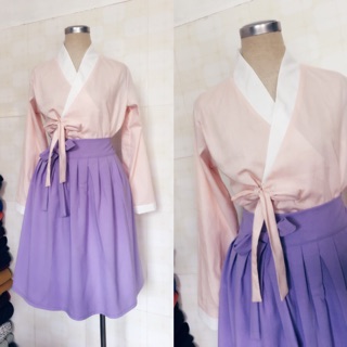 Set váy hanbok cách tân thiết kế riêng cho khách